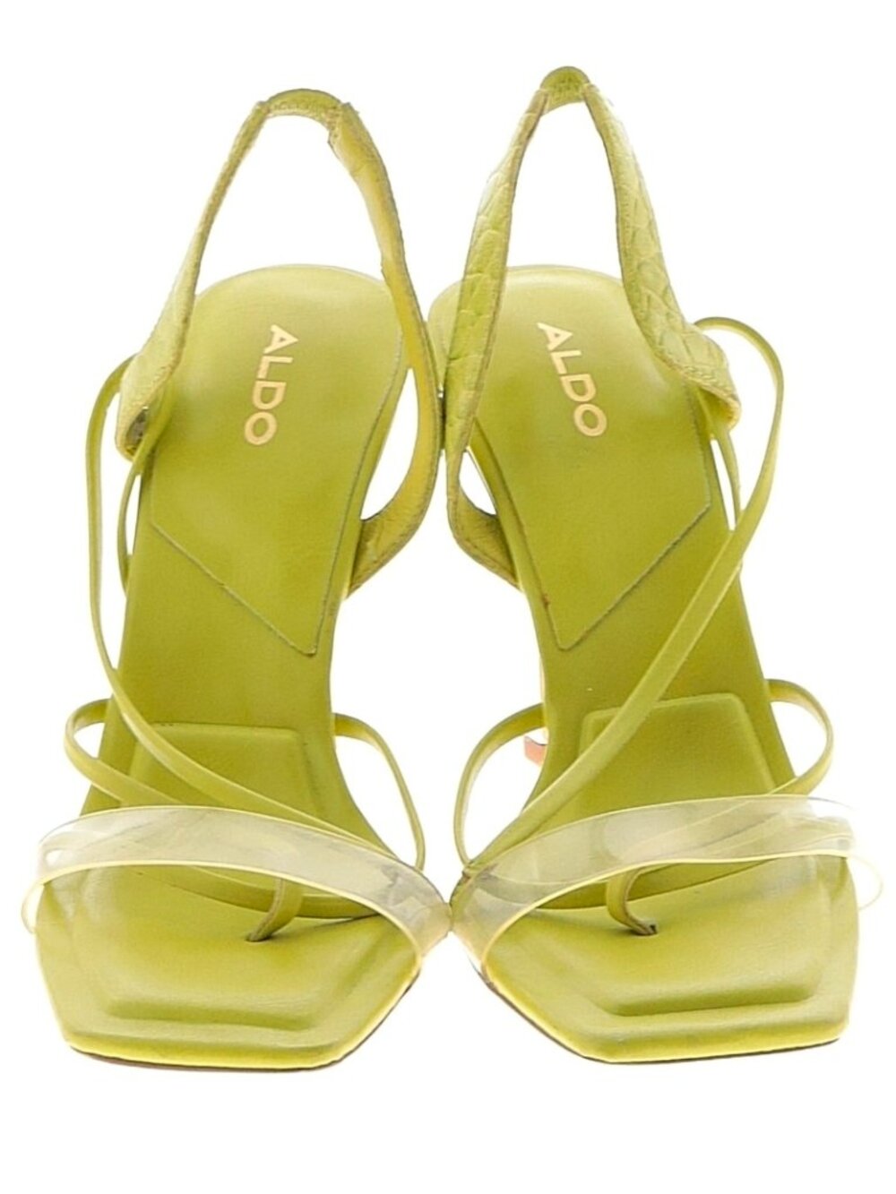 Aldo Juliet Lime Green Heels (Sz 7)